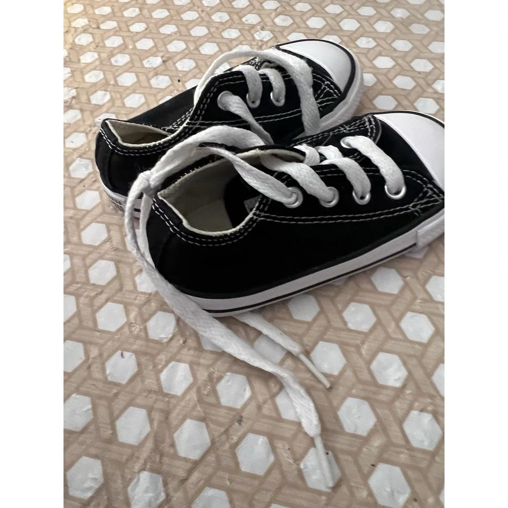 Converse Chuck Taylor Black All‎ Star Toddler Shoes 7J235 US Size 6